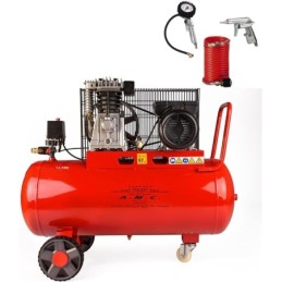 Compressore aria da 100 litri pressione 8 bar elettrico coassiale 3 Hp