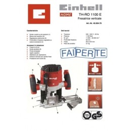 Fresatrice verticale 1100W Einhell - TH-RO 1100 E