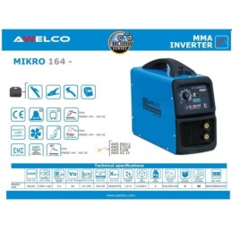 Saldatrice INVERTER ad elettrodo 140 Amp Awelco - MIKRO 164