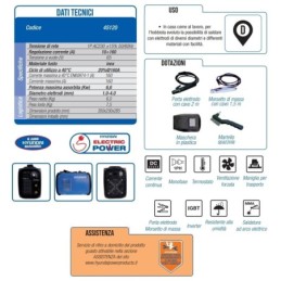 Saldatrice INVERTER ad elettrodo 160 Amp Hyundai - MMA-161