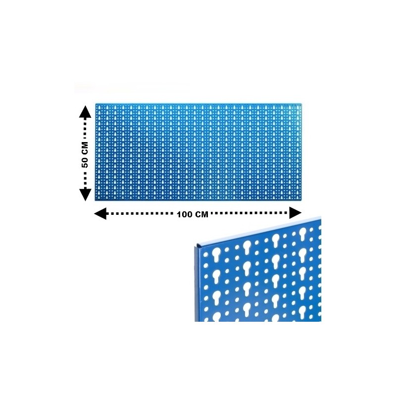 Griglia/Pannello forato porta attrezzi/utensili 100x50cm