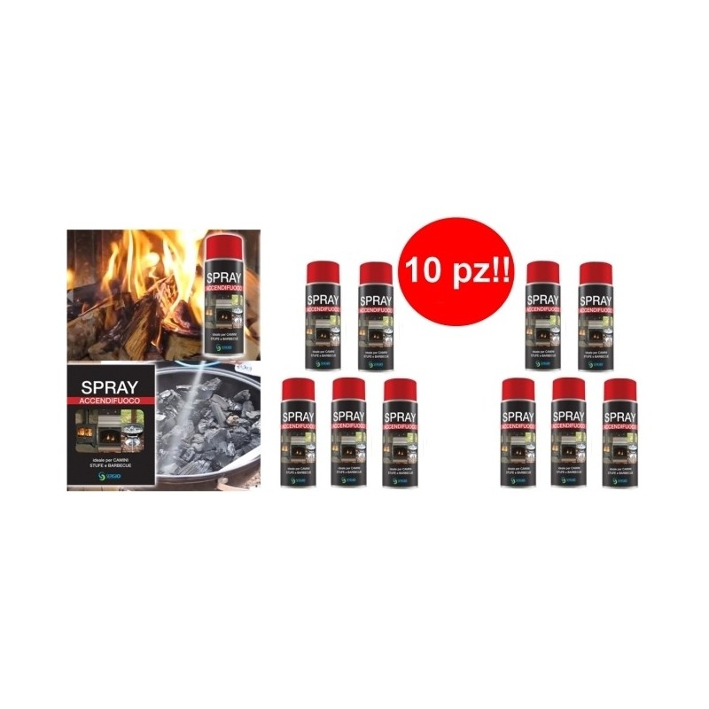 Accendifuoco/Fuoco istantaneo/Firestarter spray per camini/stufe/barbe