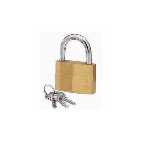 Lucchetto ad arco in ottone leggero 50mm