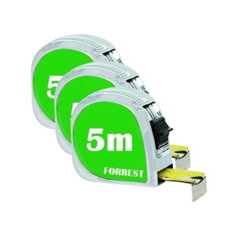 Flessometro/Metro autoretrattile 5m set 3 pezzi - OFFERTA!