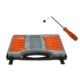 Set cacciaviti/giraviti di precisione tipo torx 11 pezzi cromo vanadio