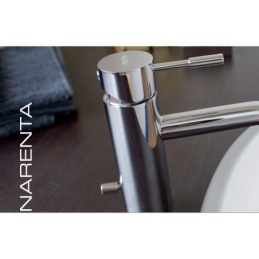 VEMA NARENTA Miscelatore monocomando versione alta per lavabo da appog