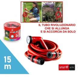 Tubo irrigazione/multi uso estensibile con pistola e set raccordi Fitt