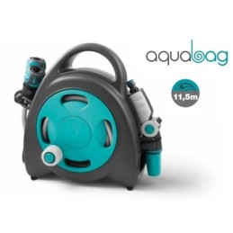 Tubo irrigazione con mini avvolgitubo 10 + 1,5m con lancia G.F - Aquab