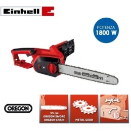 Elettrosega/Motosega elettrica 1800W lama 35cm Einhell - GH-EC 1835