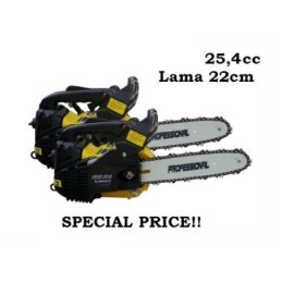 Doppia/2 pezzi Motosega per potatura 25cc (25,4cc) lama 25cm Bleked Fi