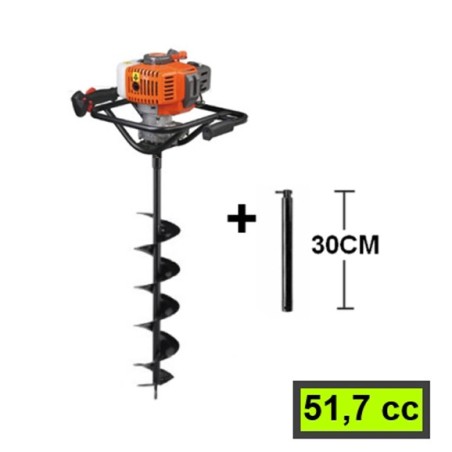 Mototrivella/Trivella a scoppio 51,7cc professionale  80x15cm con prol