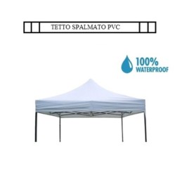 Tetto/Copertura superiore impermeabile per Gazebo 3x3m Bianco