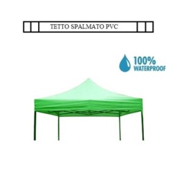 Tetto/Copertura superiore impermeabile per Gazebo 3x3m Verde