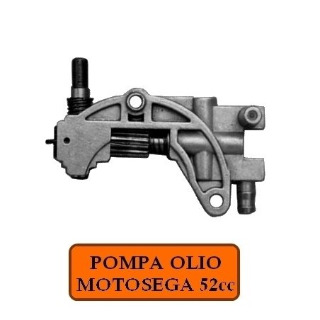 Pompa olio/Ricambio per motosega 52cc