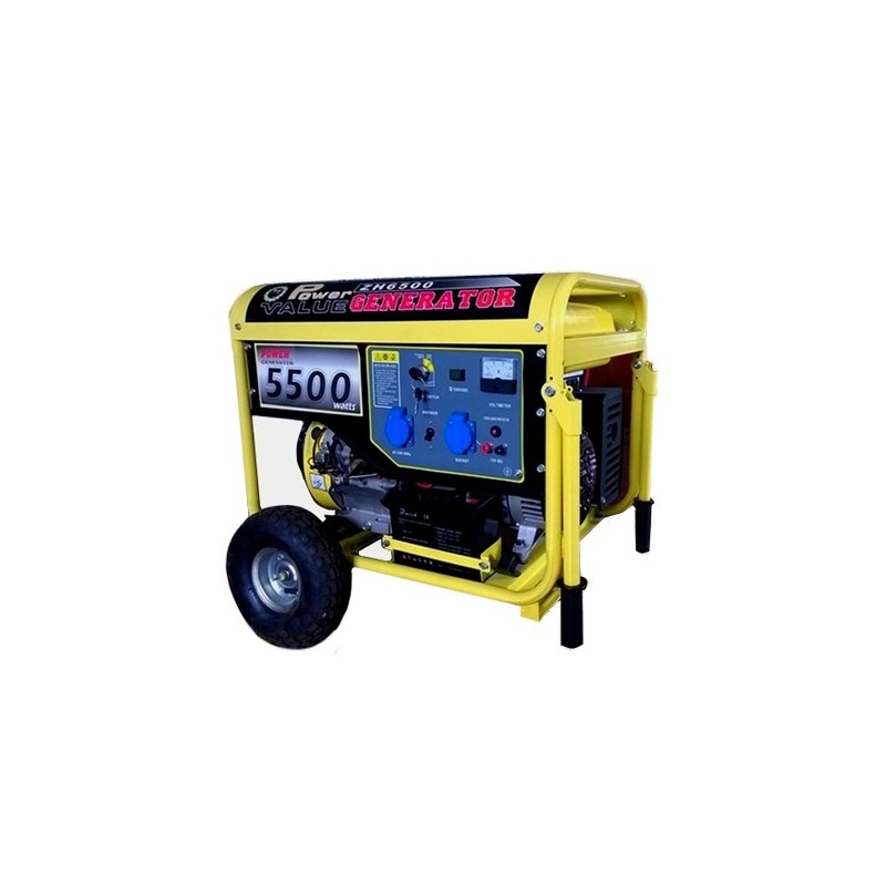 Gruppo elettrogeno/Generatore di corrente 5500W - 220V avviamento elet