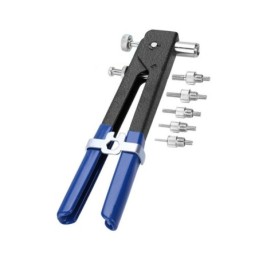 Rivettatrice professionale per rivetti filettati da M3 a M8 + 80 Inser