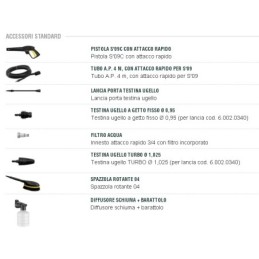 Idropulitrice ad alta pressione 1700W 120bar Lavor - SMILE 120