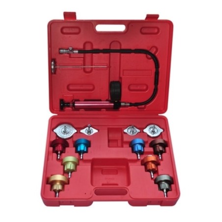 Kit tester pressione radiatore universale 14 pezzi in valigetta