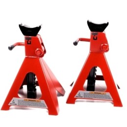 Cavalletti/Jack stand professionali 2 pz per auto/autoveicoli/autocarr