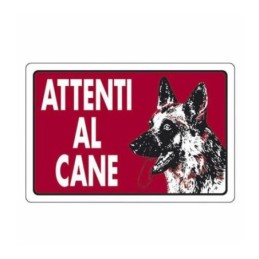 Targa segnaletica Attenti al cane