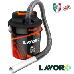 Aspiratore/Aspiracenere/Aspiraceneri/Aspirapolvere 800W 14lt. Lavor -