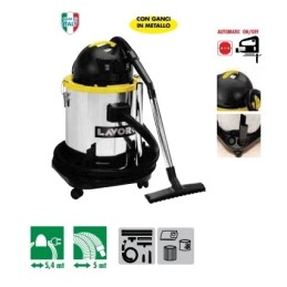 Aspiratore/Aspirapolvere/Aspiratutto solidi e liquidi 1600W 50lt. Lavo