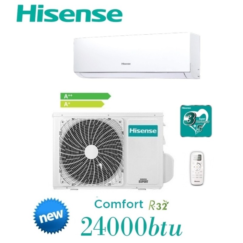 Condizionatore/Climatizzatore INVERTER 24000BTU Hisense New Comfort -