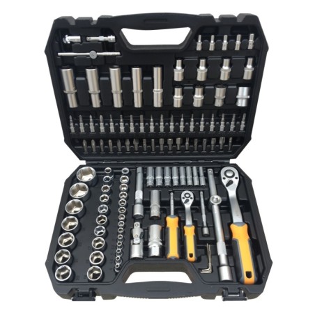 Kit Inserti + Bussole/Boccole impronta torx/esagonale con 2 cricchetti