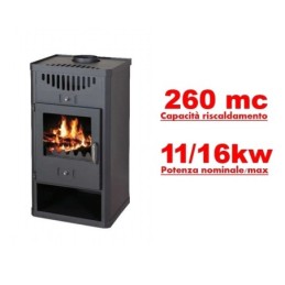 Stufa a legna/Termocamino 11/16 kW - Mod. Ruby