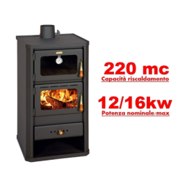 Stufa a legna/Termocamino con forno 12/16 kW - Mod. Log