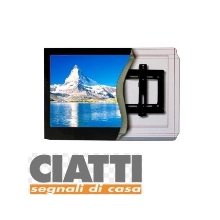 Supporto/Staffa/Braccio da parete per Tv LCD/Plasma 20" - 32'' Silver