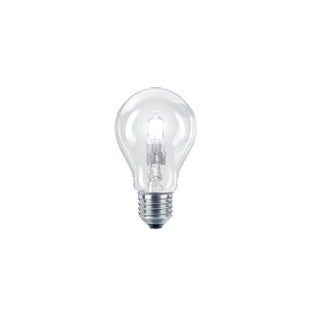 Lampada/Lampadina alogena a risparmio energetico 42W (60W) E27 Goccia