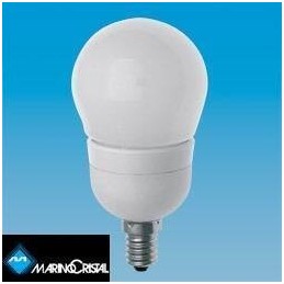 Lampada risparmio energetico 11W E14 Sfera Marino Cristal - 20631