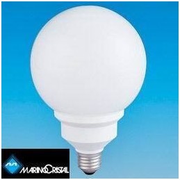 Lampada risparmio energetico 25W E27 Globo Marino Cristal - 20136