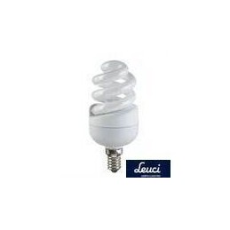 Lampada risparmio energetico 11W E14 Spiral Leuci Gemini Saving