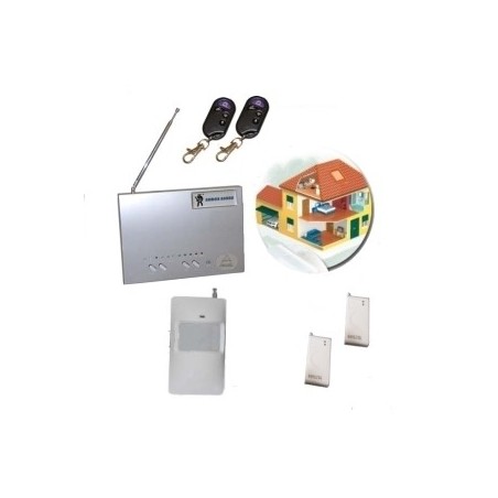 Kit antifurto wireless 1 sensore di movimento con dialing automatico