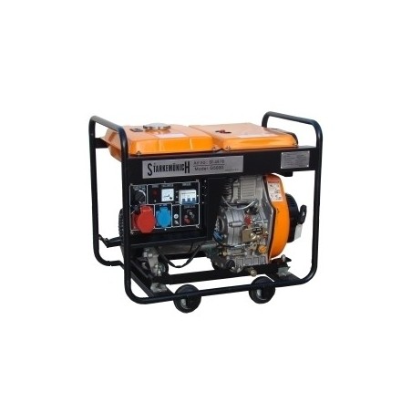 Gruppo elettrogeno/Generatore di corrente diesel 5000W - 220/380V avvi