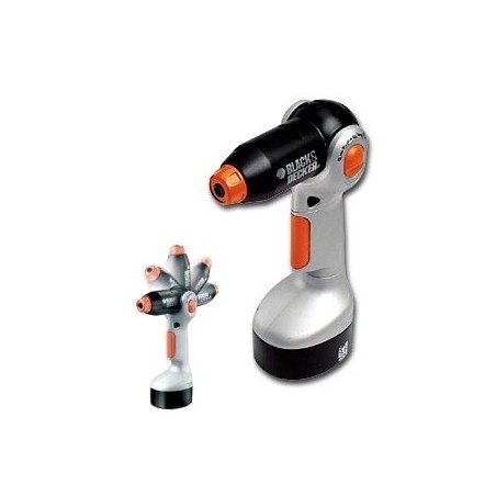 Avvitatore/Cacciavite a batteria 9,6V snodabile Black&Decker - ESPRIT