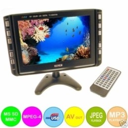 Tv LCD/Monitor 9" per Videosorveglianza/Auto DVB-T/digitale terrestre