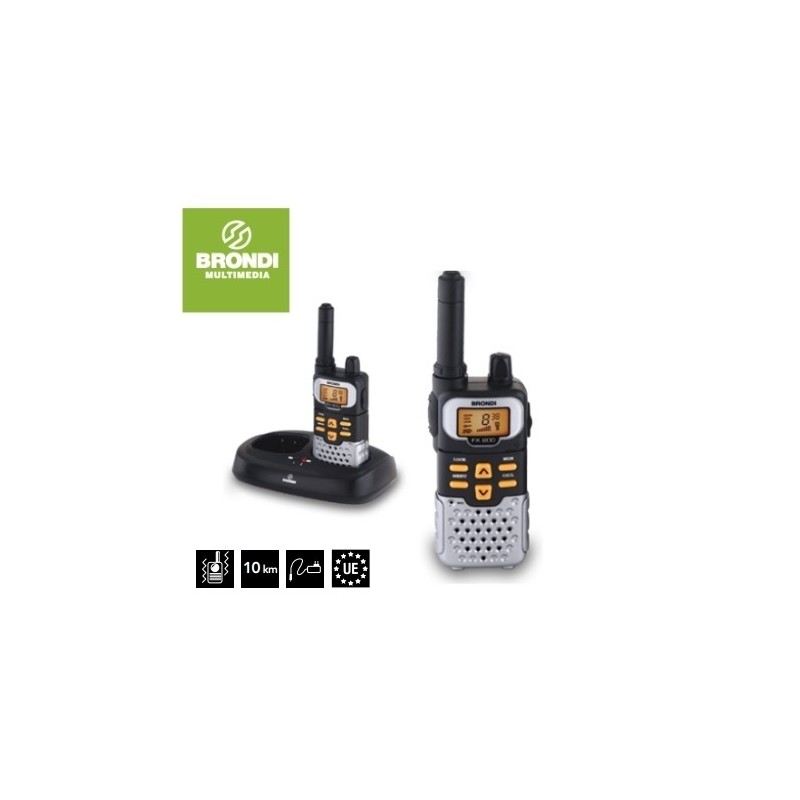 Coppia Ricetrasmittenti/Ricetrasmittente/walkie Talkie portata 10 Km B