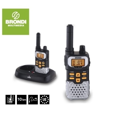 Coppia Ricetrasmittenti/Ricetrasmittente/walkie Talkie portata 10 Km B