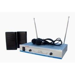 Microfono/Doppio Microfono a clip wireless VHF Rlaky - AK-3300