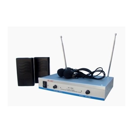 Microfono/Doppio Microfono a clip wireless VHF Rlaky - AK-3300