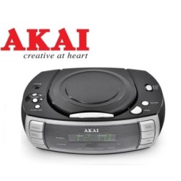 Radio/Sveglia/Lettore cd/Clockradio/Cdplayer Akai -ARC120BK