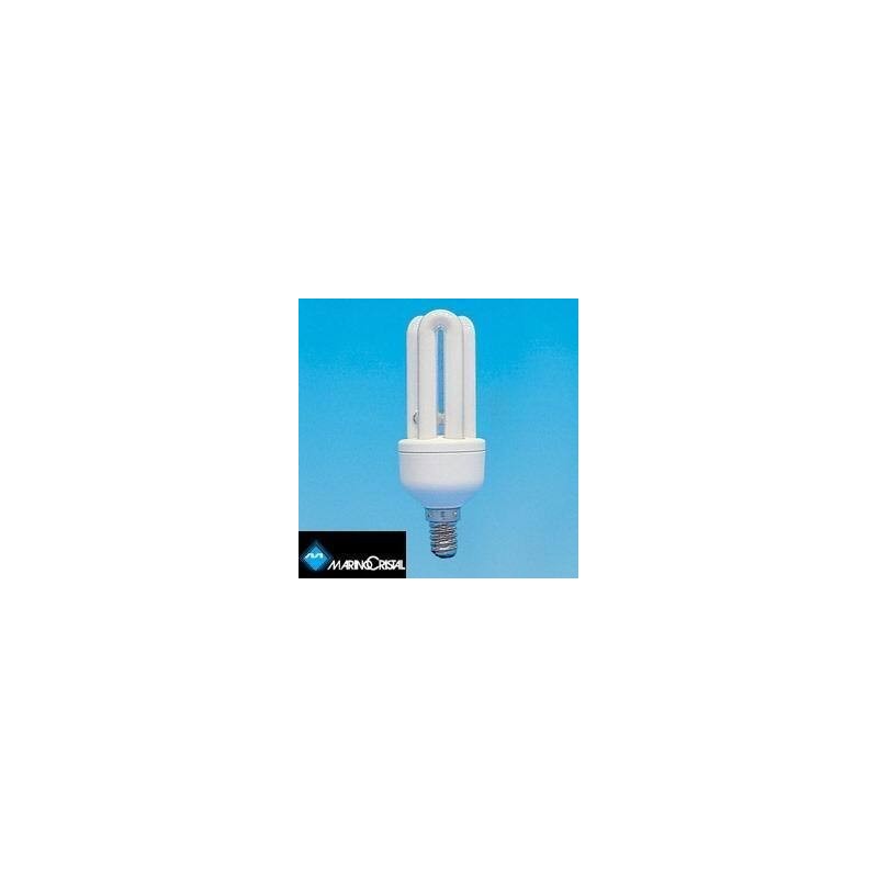 Lampada risparmio energetico 7W E14 Mini 3 tubi 9mm Marino Cristal - 2