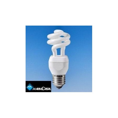 Lampada risparmio energetico 11W E27 Spirale tubo 9mm Marino Cristal -