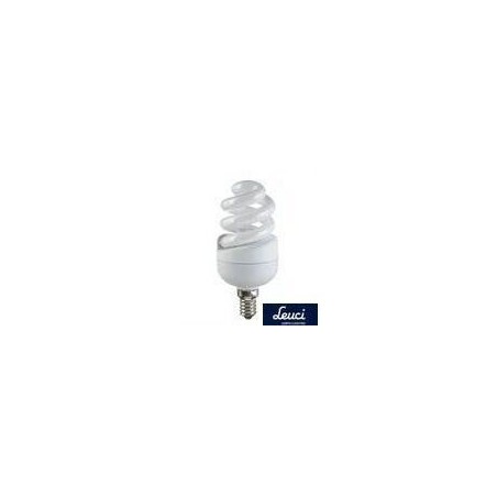 Lampada risparmio energetico 11W E14 Spiral Leuci Gemini Saving