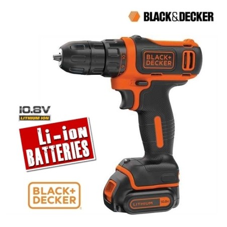 Trapano avvitatore a batteria compatto 10,8V Litio Black&Decker - BDCD