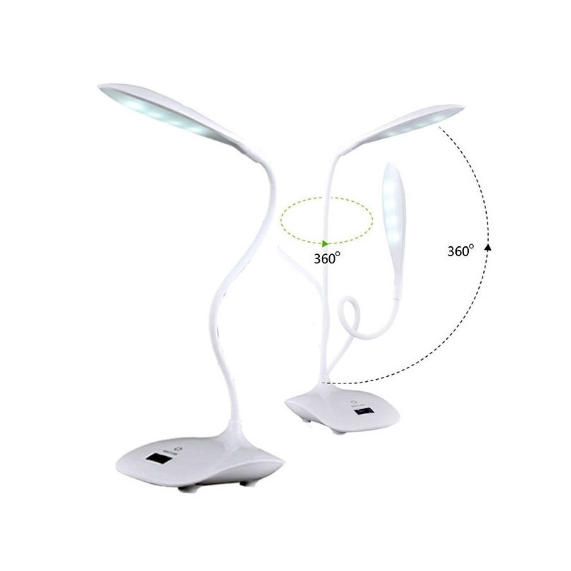 Luce/Abatjour/Lampada a Led touch a batteria ricaricabile USB con luce