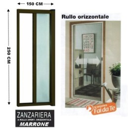 Zanzariera a rullo in alluminio per porte/balconi con profilo riducibi